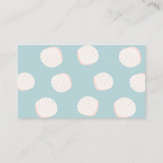 Surfboard Strand Luier Raffle Spel Informatiekaartje (Achterkant)