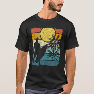 Surfboard Water Sport Surfer Retro Tropische Surfi T-shirt