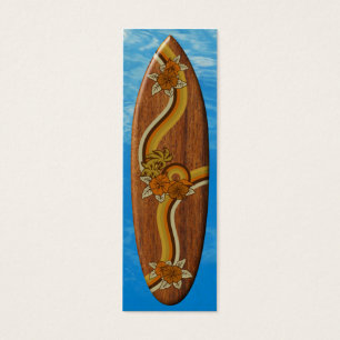 SurfboardBladwijzer met Safari Mini Visitekaartjes