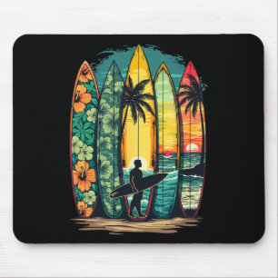 Surfboarder Hawaï Golf Surfing Liefhebber Strand S Muismat