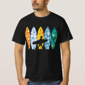 Surfboarder Hawaii Wave Surfplank Liefhebber Be T-shirt (Voorkant)