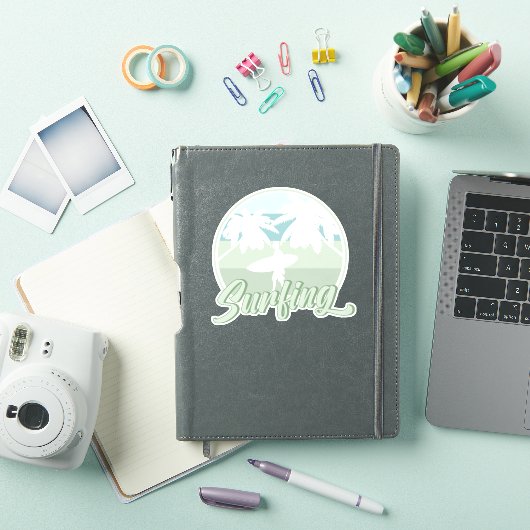 Surfboarding Surfboarding Sticker (iPad Cover)