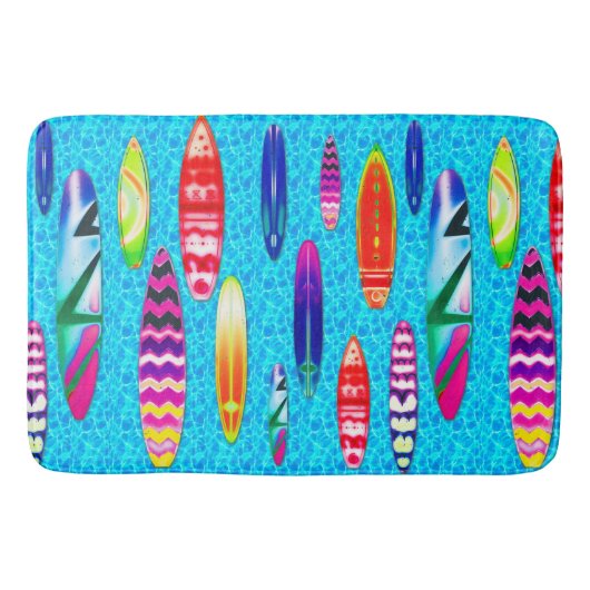 Surfboards 1 Bath Mats Badmat (Voorkant)