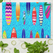 Surfboards 1 Serviettes de cuisine (Plié)