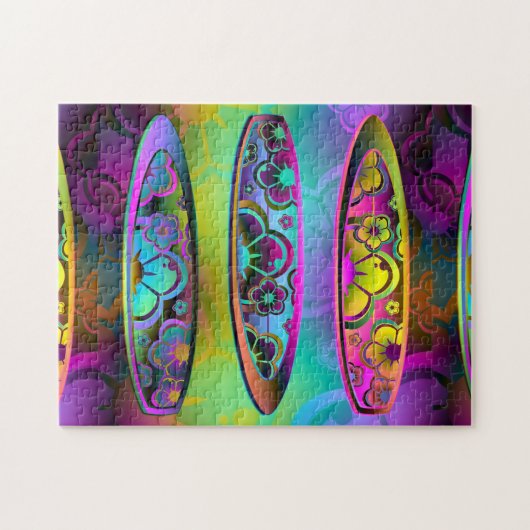 Surfboards 2A-2D Afbeelding Opties Puzzel (Horizontaal)