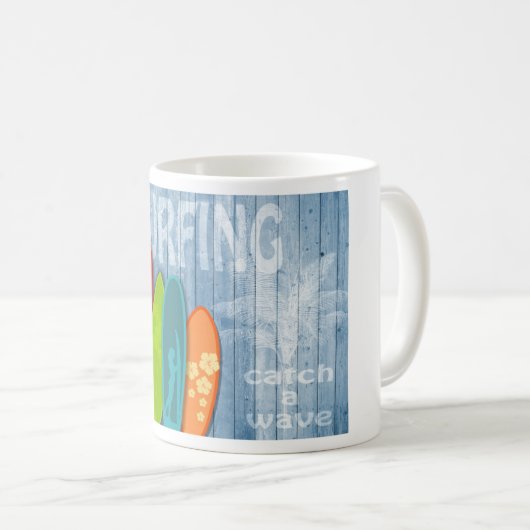 Surfboards Coffee Mug (Devant droit)