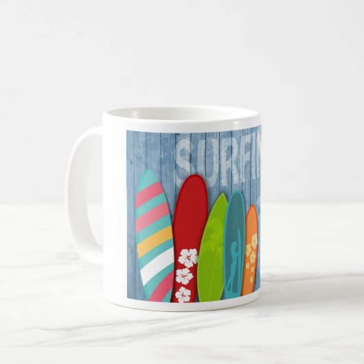 Surfboards Coffee Mug (Devant gauche)
