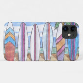 SURFBOARDS iPhone 11 coque (Dos (Horizontal))