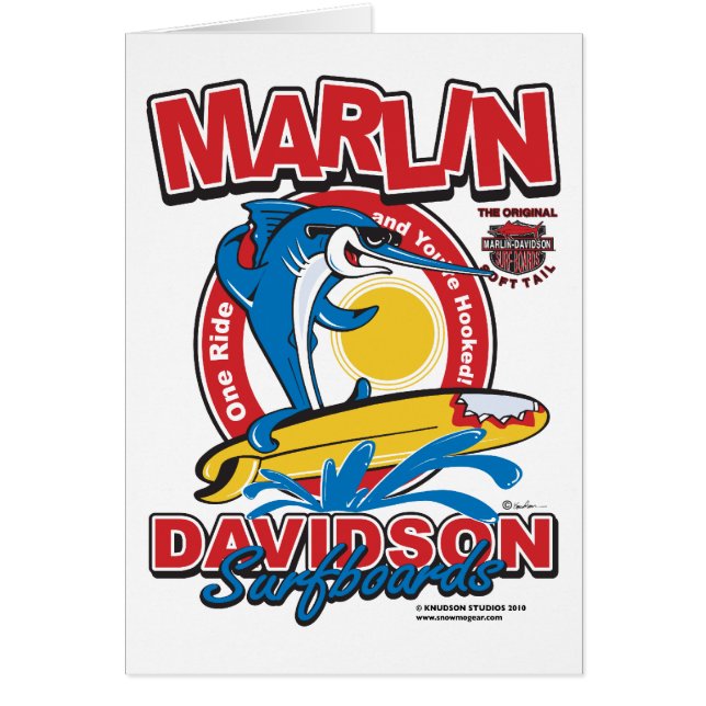 Surfboards Marlin Davidsons (Devant)