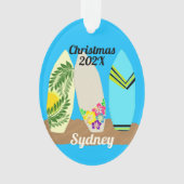 Surfboards Modèle photo personnalisé Noël (devant)