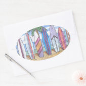 SURFBOARDS stickers (4) (Envelop)