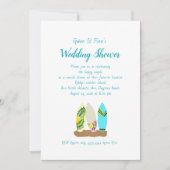 Surfboards Wedding shower for Couple Invitation (Devant)