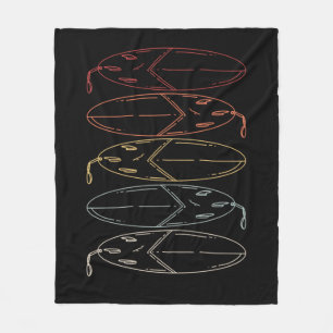 surfbord fleece deken