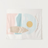 Surfbordstrand Baby shower Wandkleed (Voorkant (horizontaal))