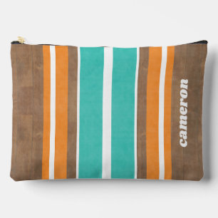 Surfbordstrips - Subtle Wood Background Etui