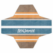  Surfbordstrips - Subtle Wood Background Voetbal (Enkel)