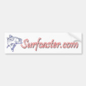 Surfcaster.com Online Bumpersticker (Voorkant)