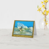 Surfed Out Note Kaart (Gele Bloem)