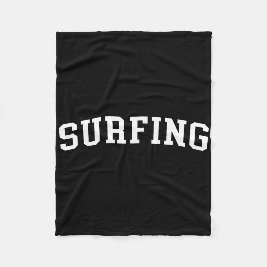 Surfen _1 fleece deken (Voorkant)