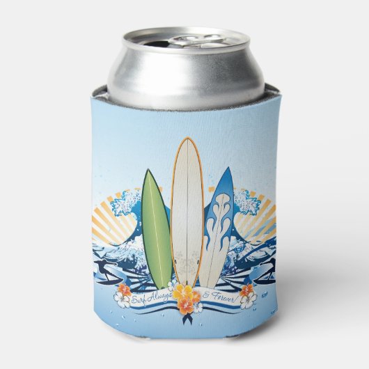 Surfen 2 blikjeskoeler (Blikje Voorkant)