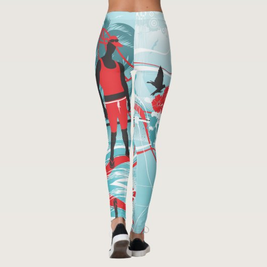 Surfen 4 Leggings (Achterkant)