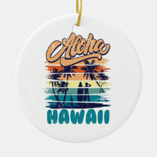 Surfen - Aloha Hawaï Keramisch Ornament