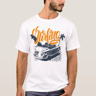 Surfen Avontuur Wilde Zee Oceaan Strand Liefhebber T-shirt