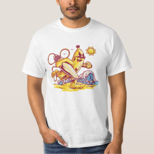 Surfen Banaan: Rijden op de Golf Tropische Vibes T-shirt