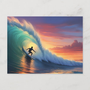 Surfen Briefkaart