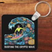 Surfen Crypto Sleutelhanger (Achterkant)