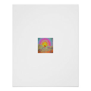 Surfen door de wolken perfect poster