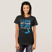 Surfen Echtgenoot Kite Surfen Kiteboarden T-shirt (Voorkant volledig)