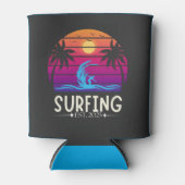 Surfen Est. 2025 Retro  Vacay Mode Surf Blikjeskoeler (Voorkant)