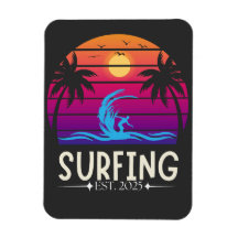 Surfen Est. 2025 Retro  Vacay Mode Surf