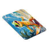 Surfen gekko rijden de golven magneet (Rechterzijde)