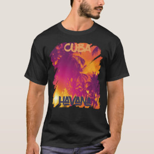 Surfen Havana Vakantie Cuba Palm Beach Ocean T-shirt