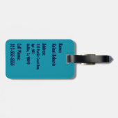 Surfen Hawaii Palm Trees Hawaïaanse Bagagelabels (Achterkant horizontaal)