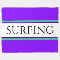 SURFen Helder Paarse Limoen Wit Racing Stripes