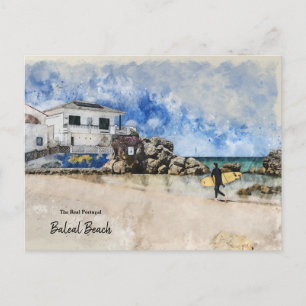 Surfen in Baleal - Portugal Briefkaart