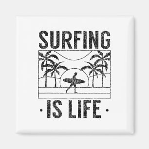Surfen Is Leven Surf Surfer Surfplank Surfers Magneet