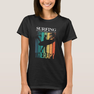 Surfen is mijn Therapy Surfboard T-shirt