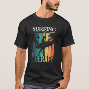 Surfen is mijn Therapy Surfboard T-shirt