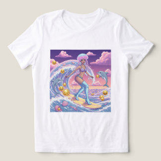 Surfen Jellyfish Queen T-shirt 🌊🧜‍♀️