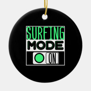 Surfen Keramisch Ornament