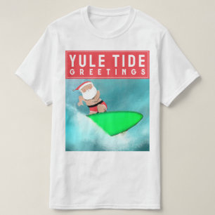 Surfen met Kerstmis T-shirt