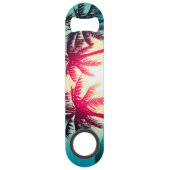Surfen met palmbomen speed flessenopener (Voorkant)