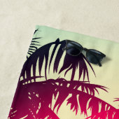 Surfen met palmbomen strandlaken (In situ)