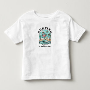 Surfen, mijn excuus voor overal zand kinder shirts