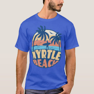  Surfen Myrtle Beach South Olina Retro Sum T-shirt