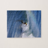 Surfen onder regenboogpuzzel legpuzzel (Horizontaal)